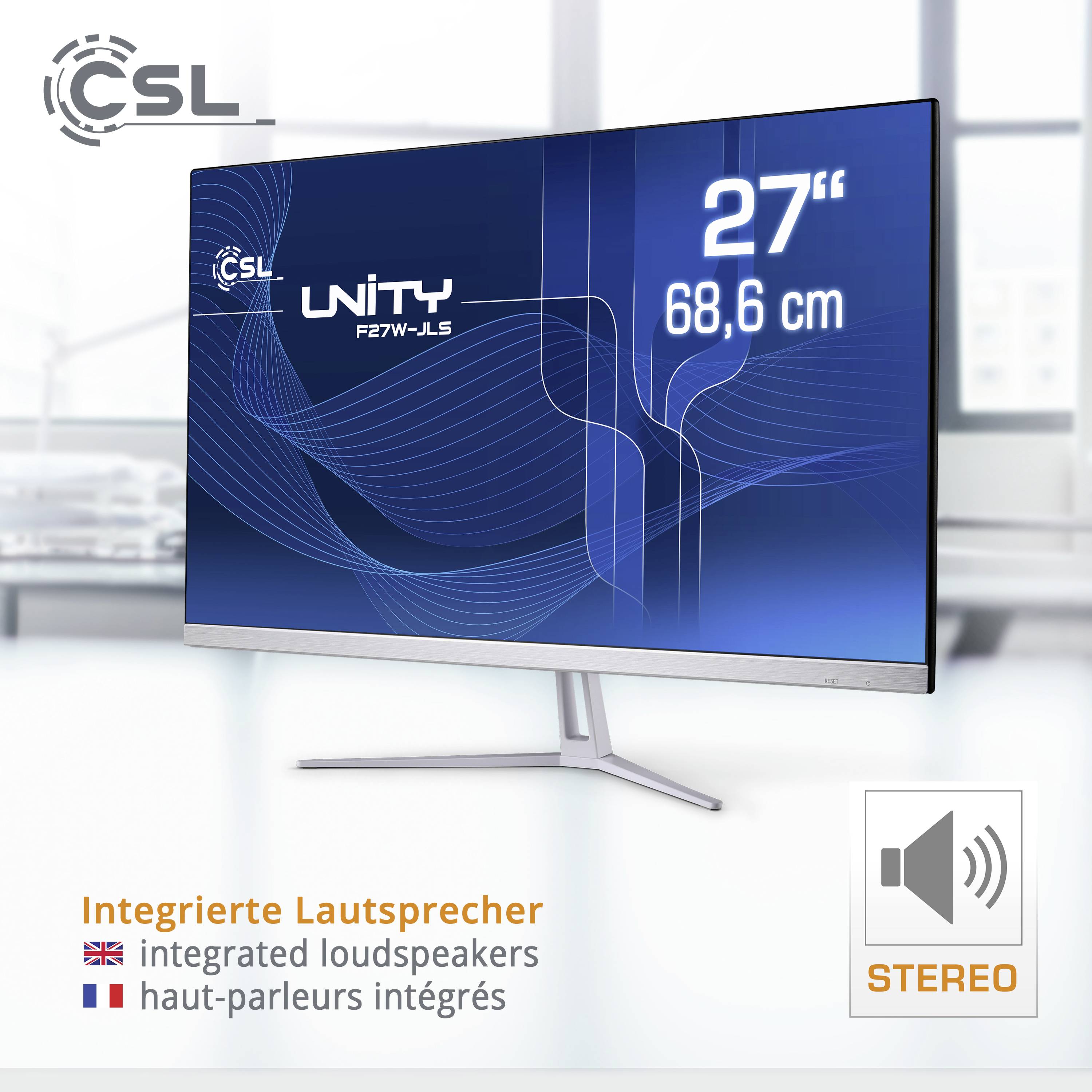 CSL Computer All-in-one PC Unity F27W-JLS 68.6 cm (27 inch) Full HDIntel® Pentium®N600016 GB RAM512 GB SSDIntelUHD graphicsWin 11