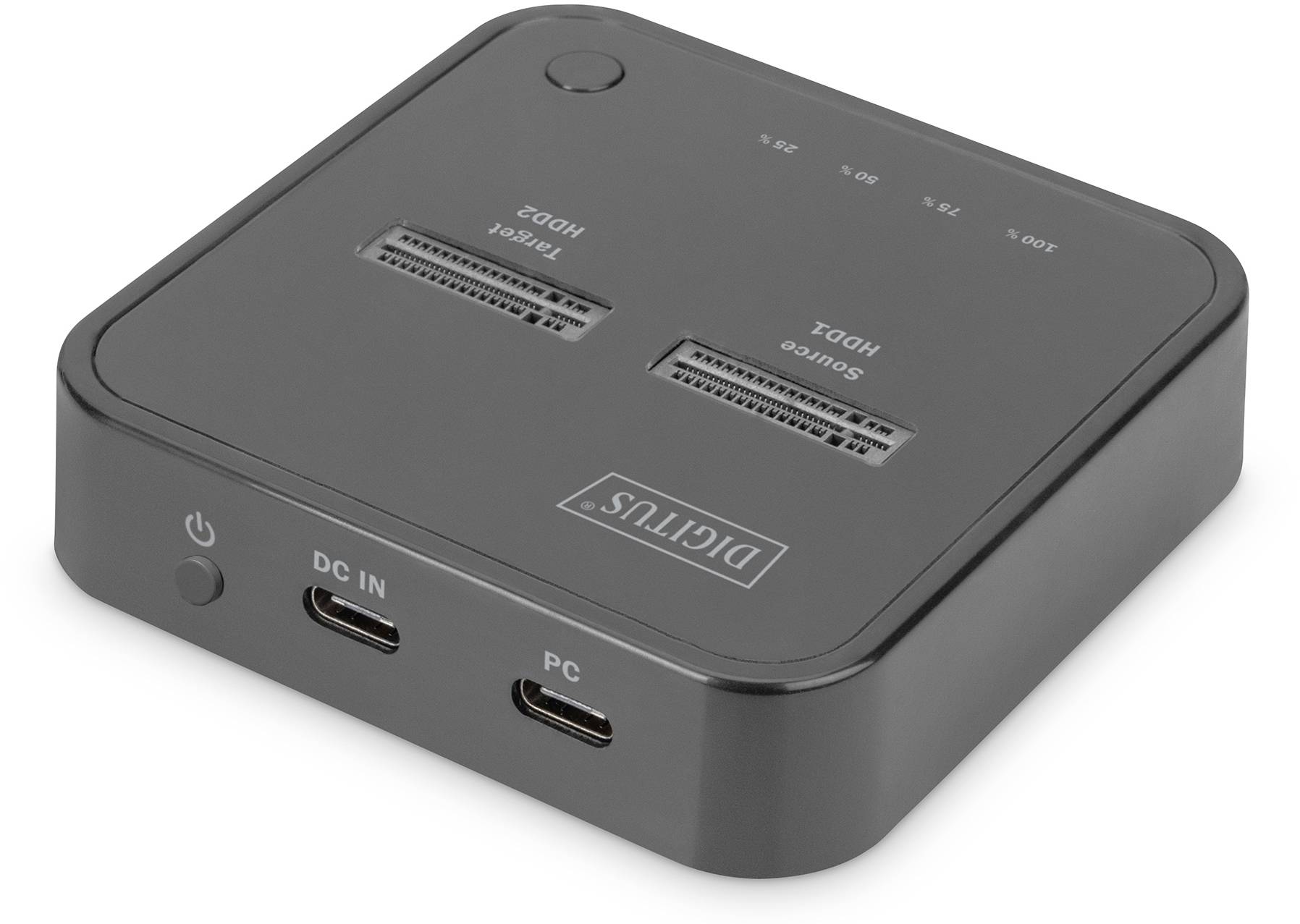 Digitus DA-71545 USB C® (USB 3.2 2nd gen) M.2 PCIe NVMe, M.2 HDD docking station Clone function