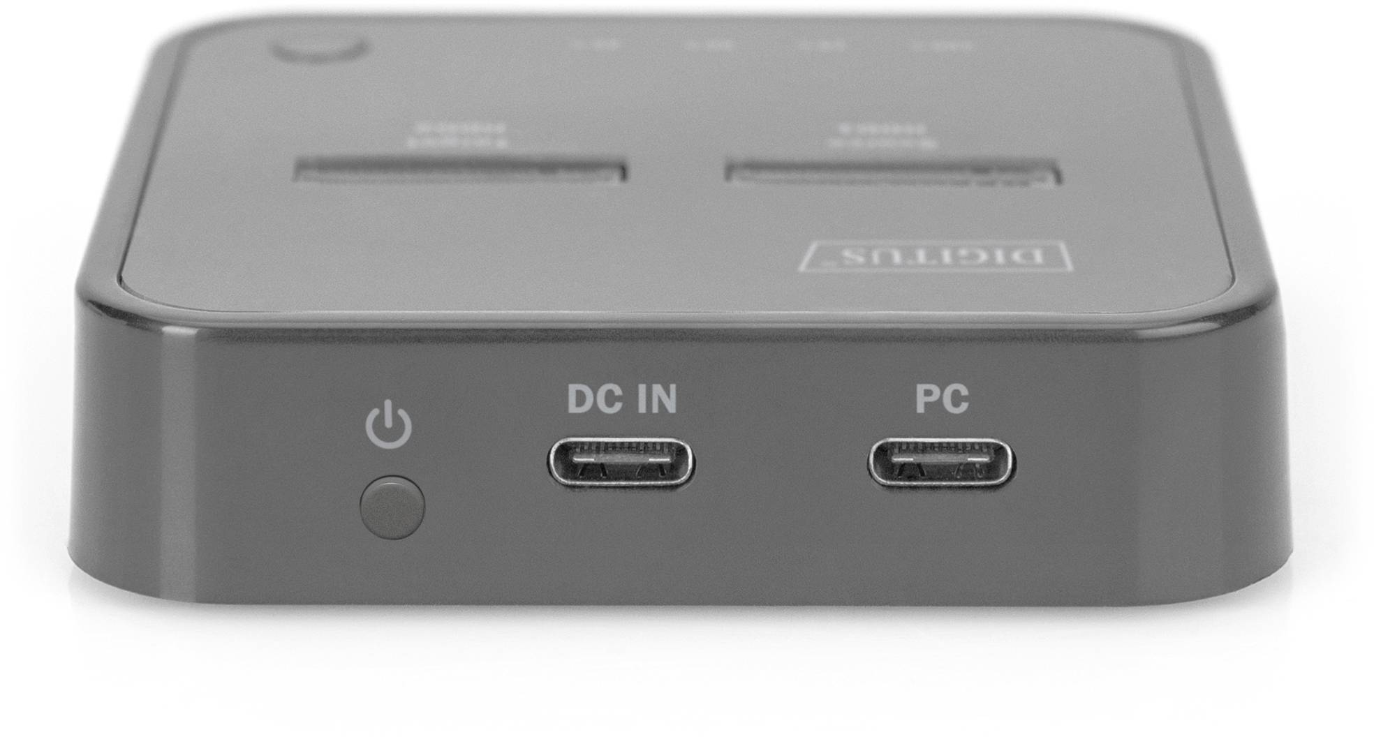 Digitus DA-71545 USB C® (USB 3.2 2nd gen) M.2 PCIe NVMe, M.2 HDD docking station Clone function
