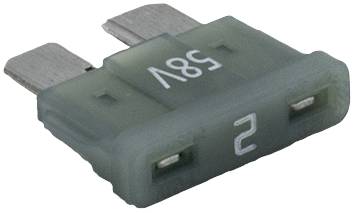 Hansor ATP-M02 Car standard blade-type fuse 2 A Grey