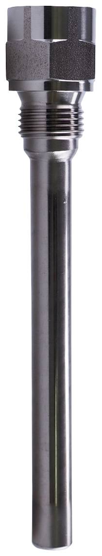 Long metal tool with a cylindrical shaft and hexagonal head, possibly for technical applications.
