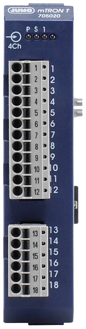 Analogue input module 4-channel Jumo 00566250 1 pc(s)
