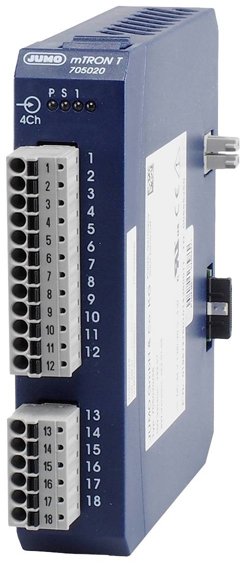 Analogue input module 4-channel Jumo 00566250 1 pc(s)
