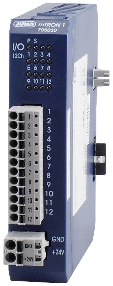 Digital input/output module, 12 channels Jumo 00566252 1 pc(s)