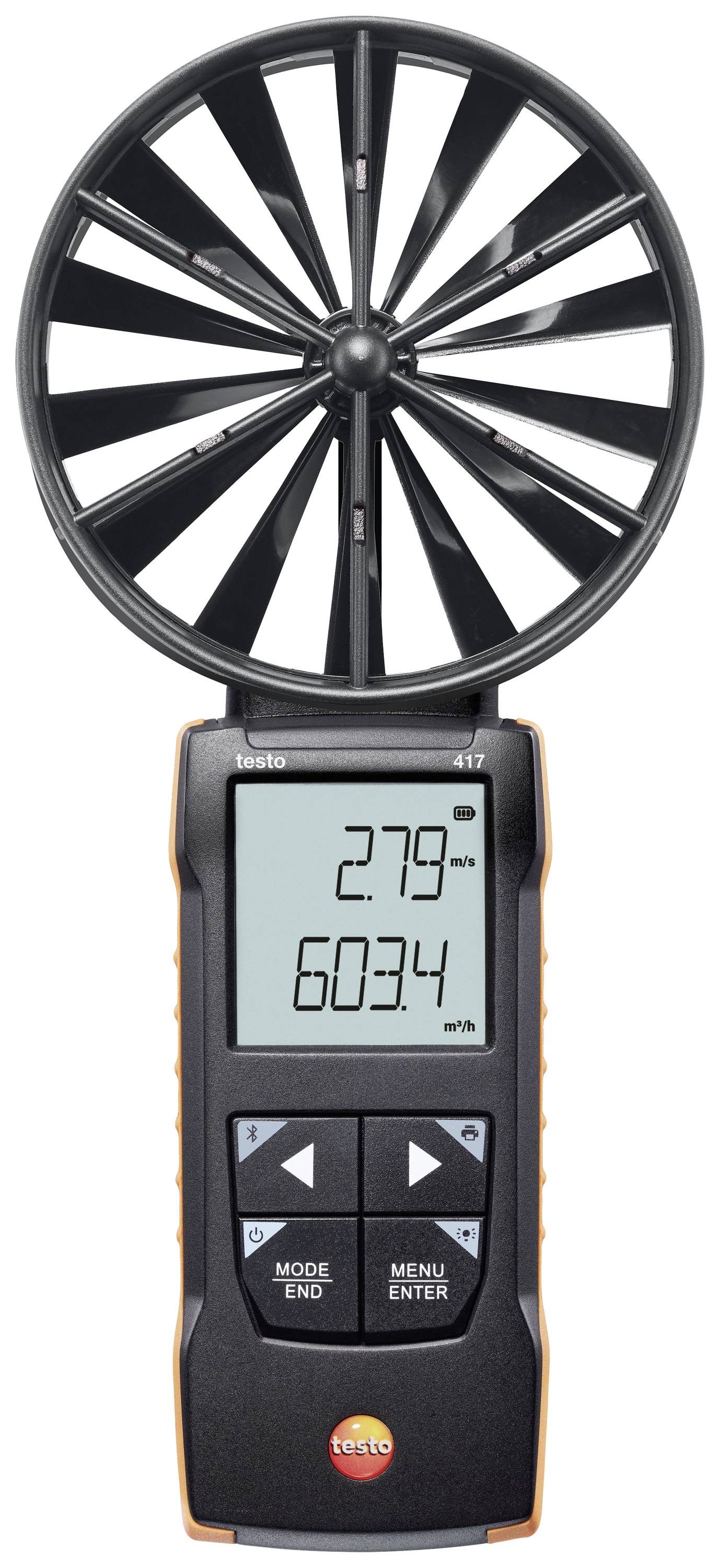 testo 417 Anemometer 0.3 up to 20 m/s