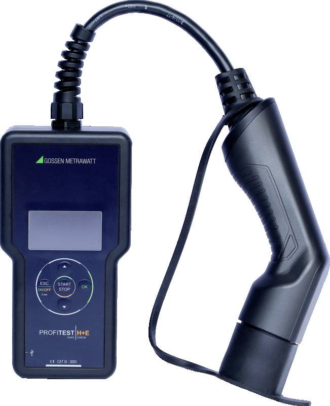 Gossen Metrawatt PROFiTEST H+E EASY CHECK Safety tester, VDE tester, Testing adapter VDE standard 0122