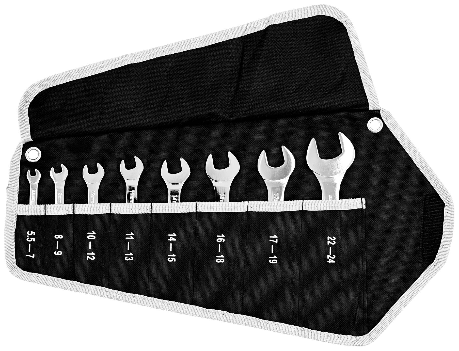 Kunzer 7SLS08 Crowfoot wrench Spanner size (metric) 5.5 - 24 mm