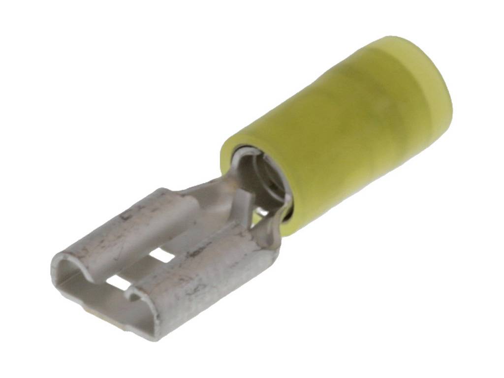 Molex 190190052 Blade receptacle Connector width: 6.35 mm Connector thickness: 0.81 mm Bulk