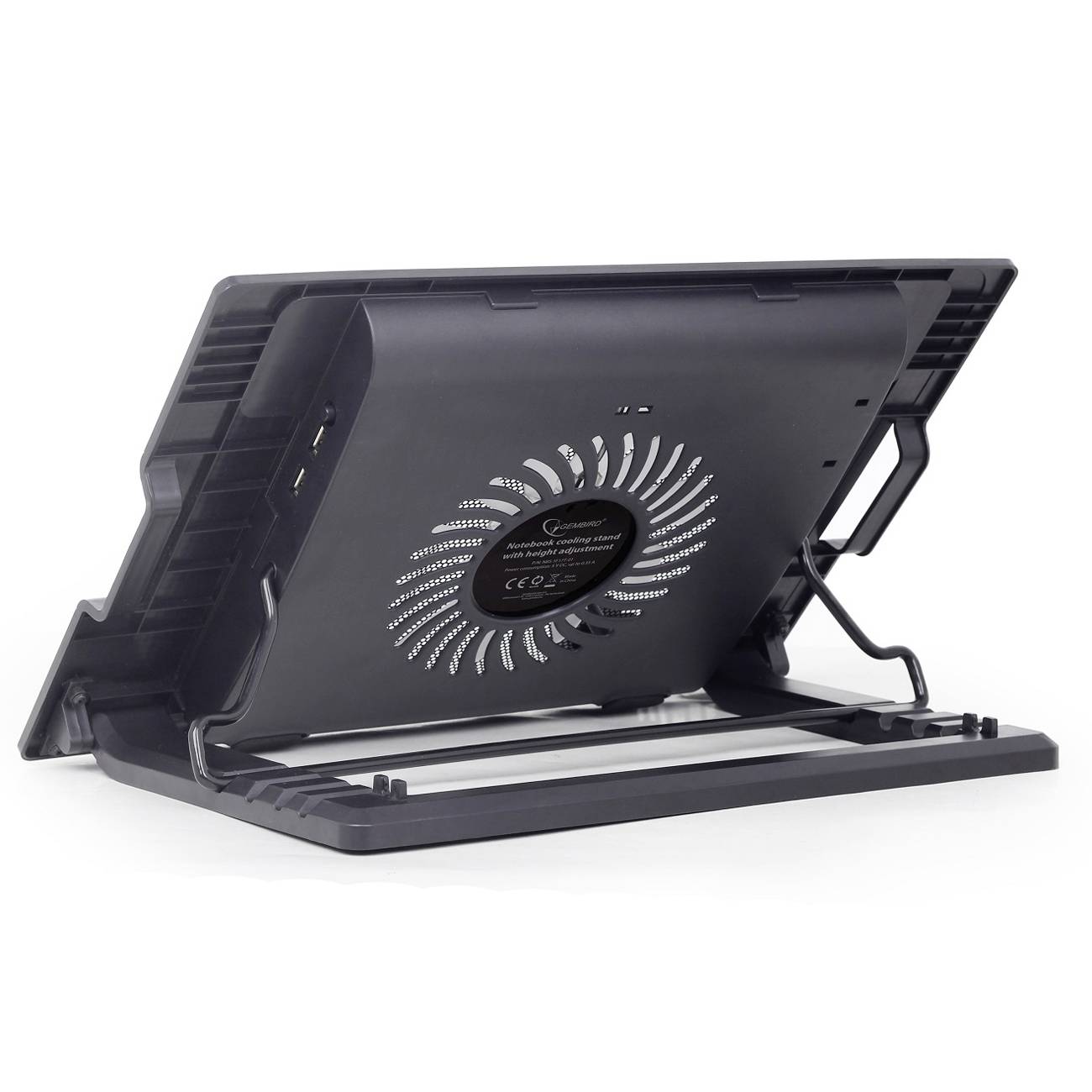 Gembird NBS-1F17T-01 Laptop cooling stand Height-adjustable