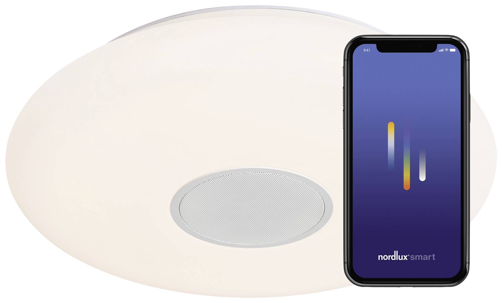 Nordlux 2110886101 Djay 40 Smart LED ceiling light LED (monochrome) LED 21 W White