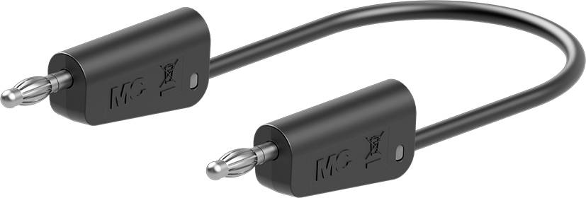 Stäubli LK-4N-F25 Test lead 75 cm Black 1 pc(s)