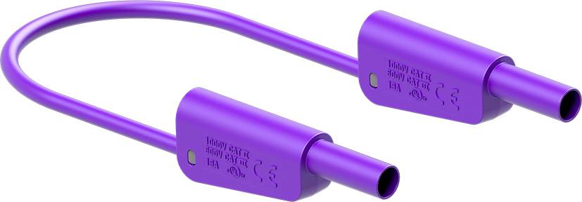 Stäubli SLK-4N-F10 Test lead 50 cm Violet 1 pc(s)