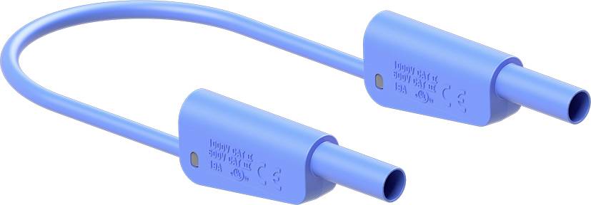 Stäubli SLK-4N-S10 Test lead 75 cm Blue 1 pc(s)