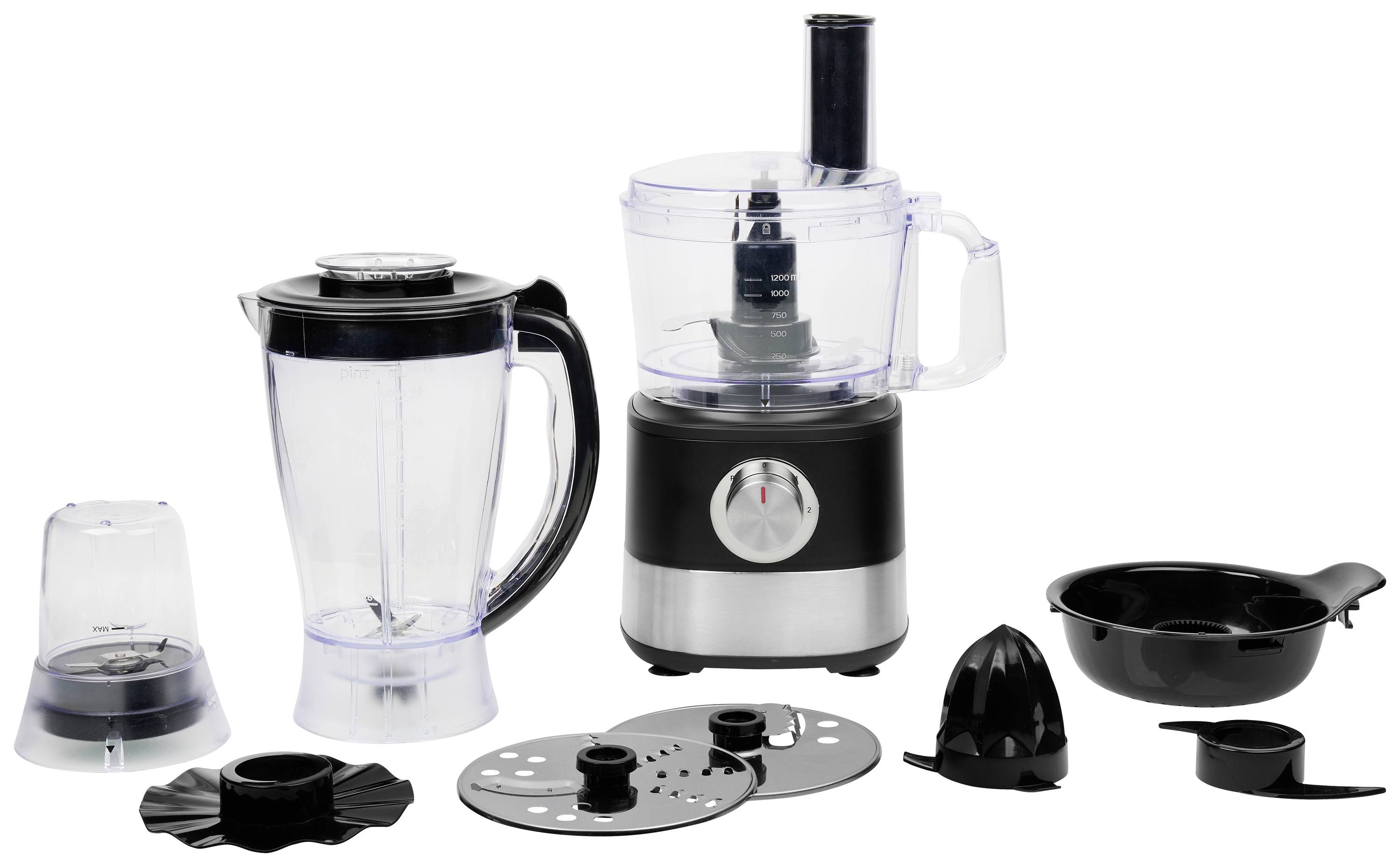 Princess Food Processor Food processor 1000 W Black, Silver