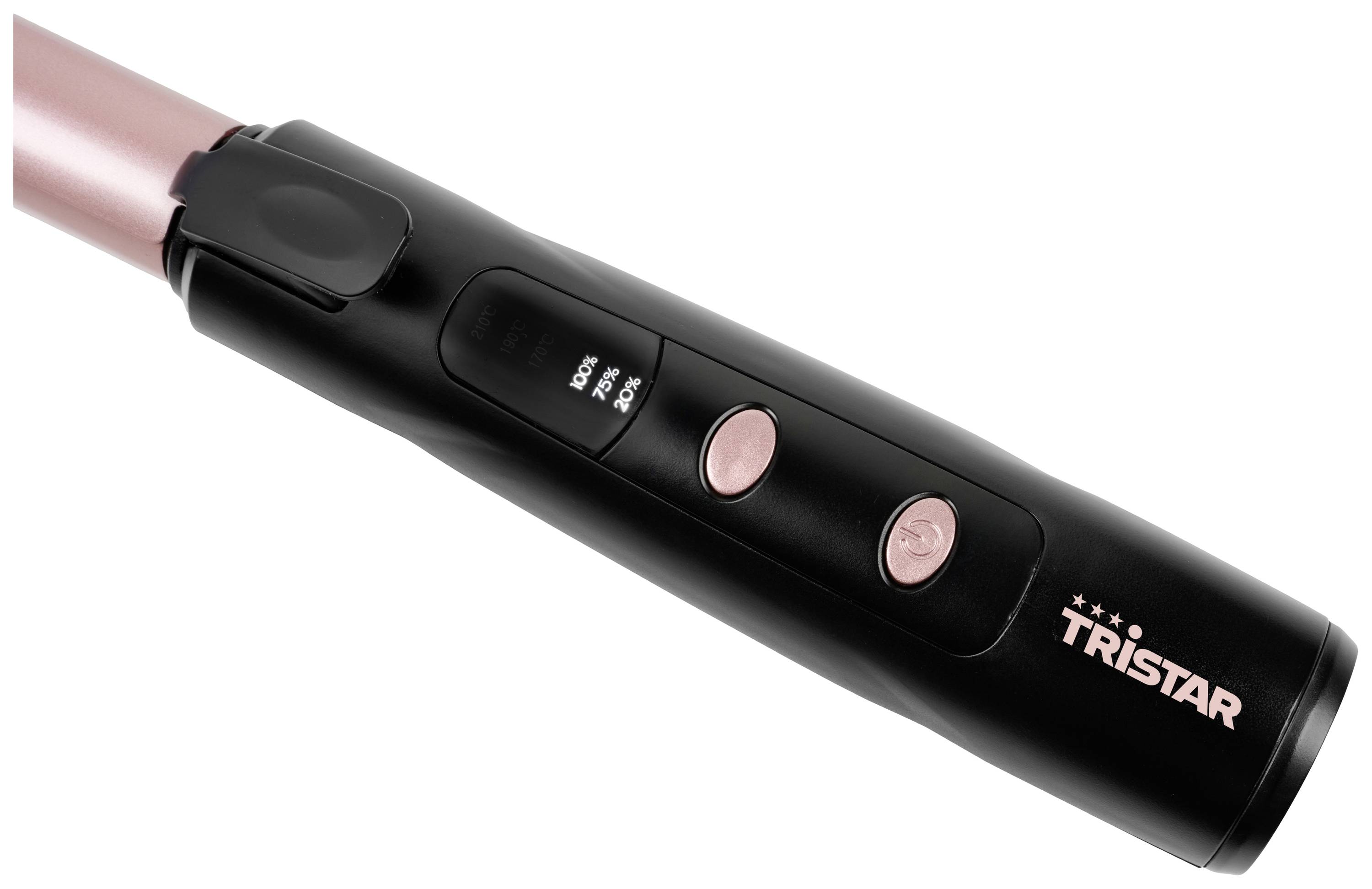 Tristar HD-2502 Hair curler Black, Rose Auto switch-off