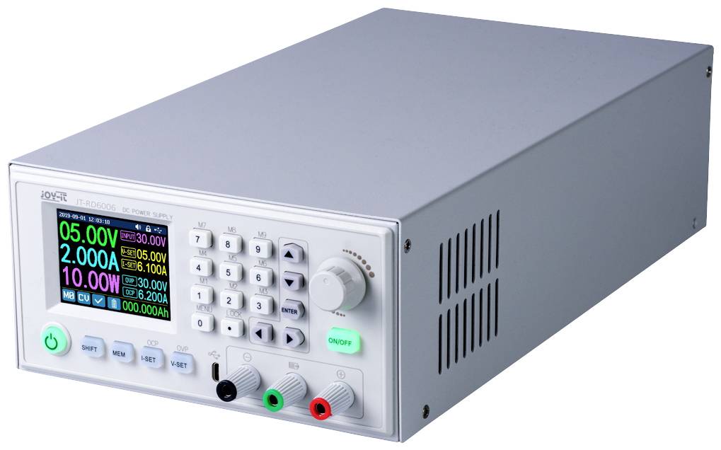 Joy-it JT-RD6006-C Bench PSU (adjustable voltage) 0 - 60 V 0 - 6 A 360 W remote controlled, programmable No. of outputs 2 x