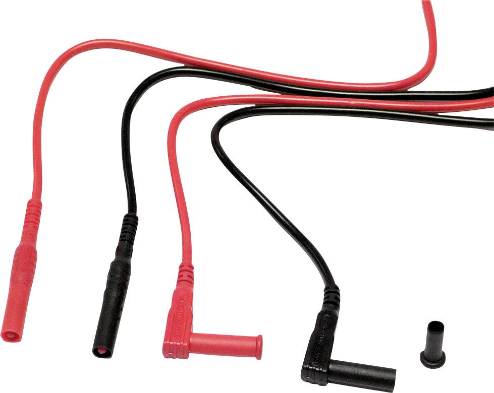 Chauvin Arnoux Test lead kit 4 mm safety plug 4 mm safety plug 1.5 m Red, Black 1 Set