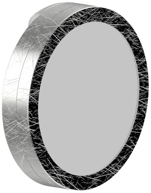 LightMe LM85631 LED mirror light LED (monochrome) 6 W Silver leaf (glossy)