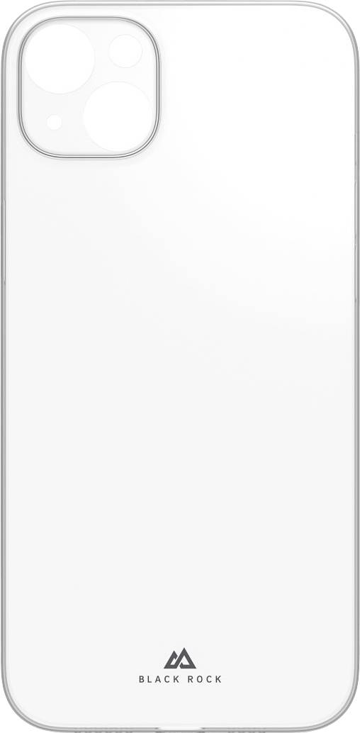 A minimalist, white smartphone case from Black Rock with a discreet logo at the bottom.