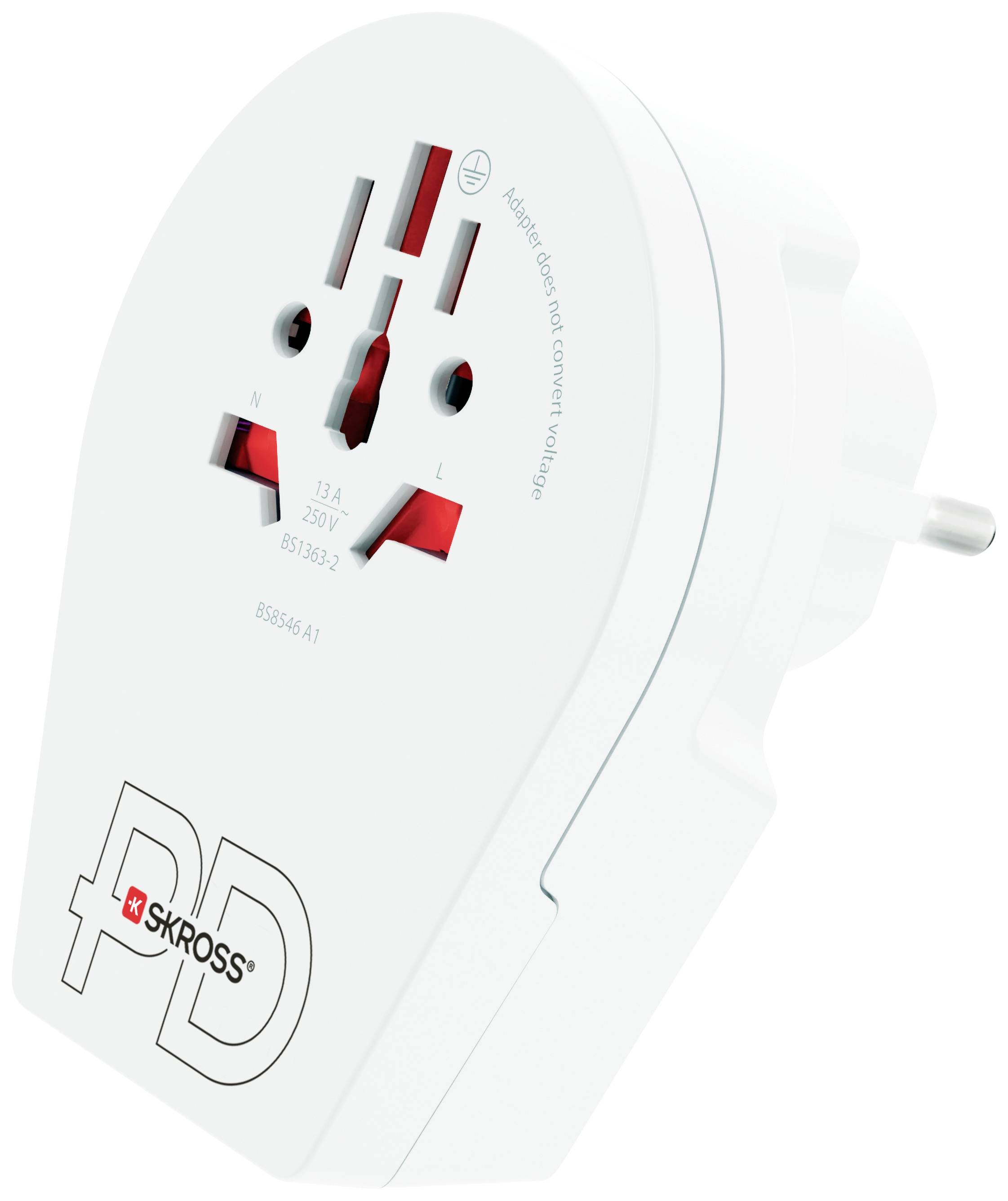 Skross 1.500290 Travel adapter Country Adapter World to Europe USB C20PD