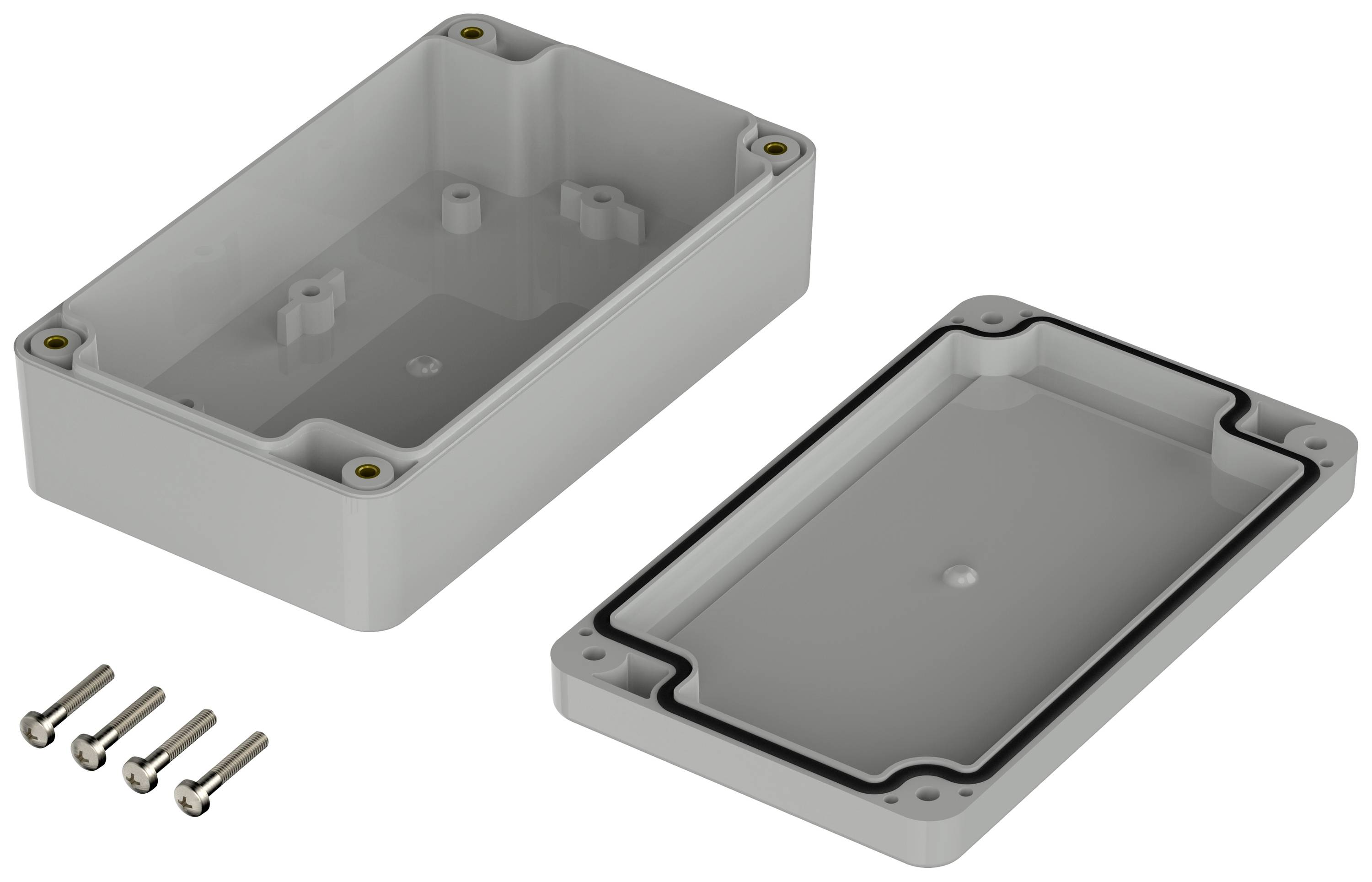 Bopla Euromas X, XT 130804 7035 07513084 Electronics casing 125 x 75 x 37.20 Acrylonitrile butadiene styrene Grey-white