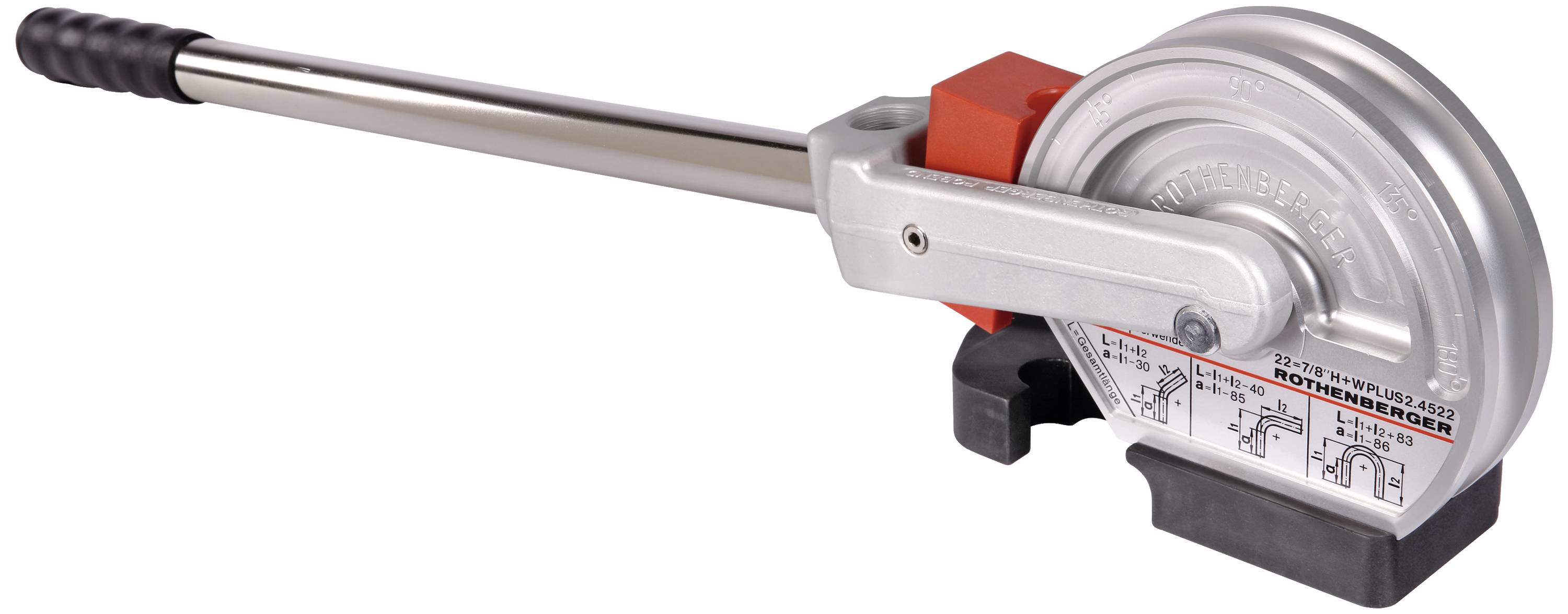 Pipe bending device ROBEND H+W Plus, 22 mm/7/8" with handle bar Rothenberger 24522