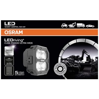 Osram Automotive Working light 12 V, 24 V LEDriving® Cube PX3500 Ultra Wide LEDPWL 102-UW Wide angle close range illumination Osram Automotive Working light 12 V, 24 V LEDriving® Cube PX3500 Ultra Wide LEDPWL 102-UW Wide angle close range illumination