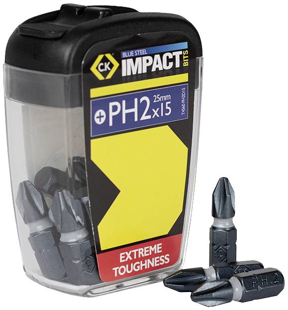 C.K Blue Steel T4560 PH2D15 Philips bit 15-piece Phillips