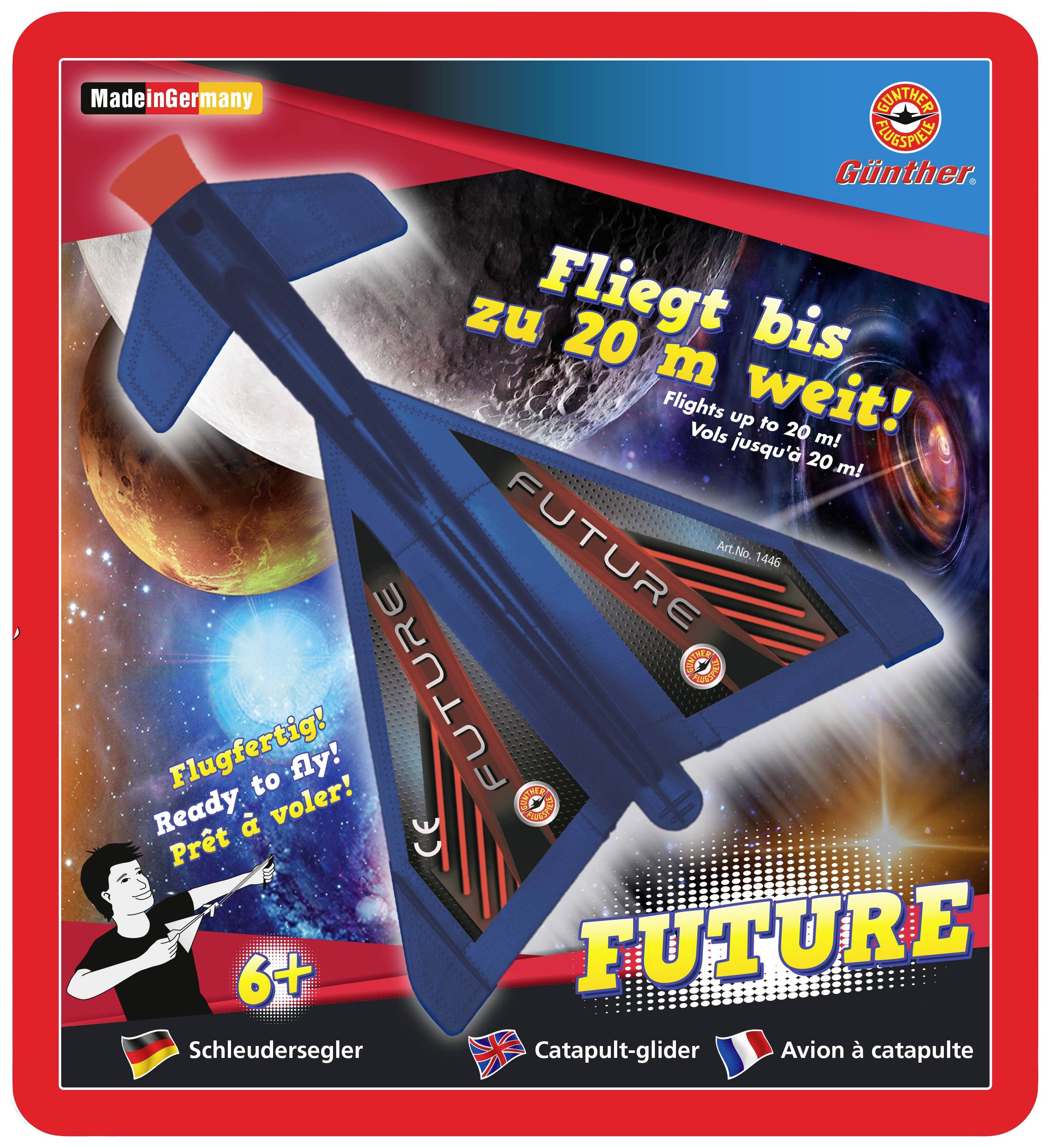 Günther Flugspiele 1446 Hand launch glider Future