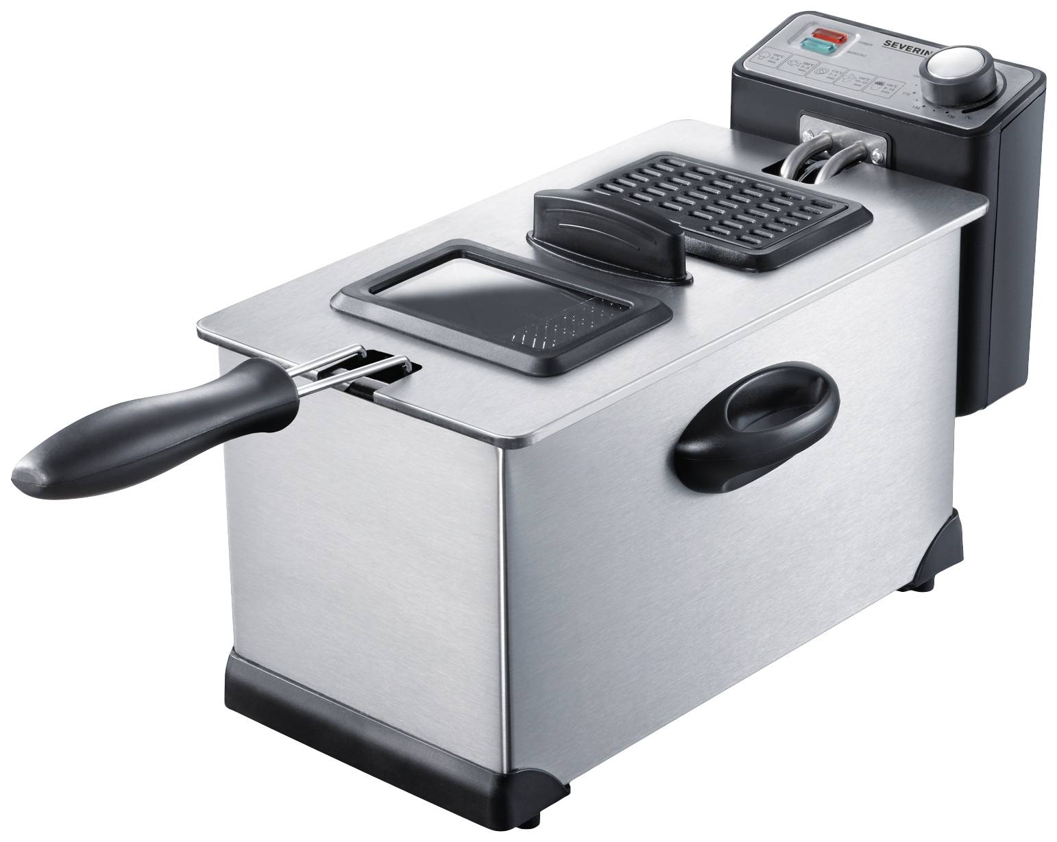 Severin FR 2431 Deep fryer 3 l 2000 W Overheat protection Stainless steel (brushed)