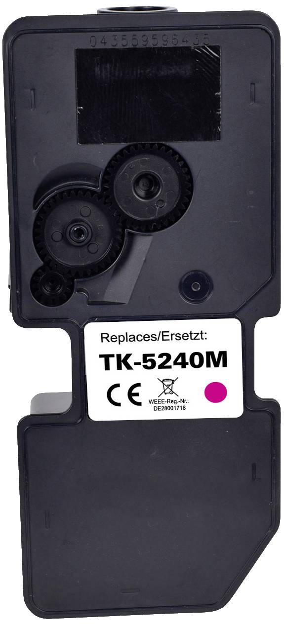 'Black toner cartridge, Model TK-5240M, with note 