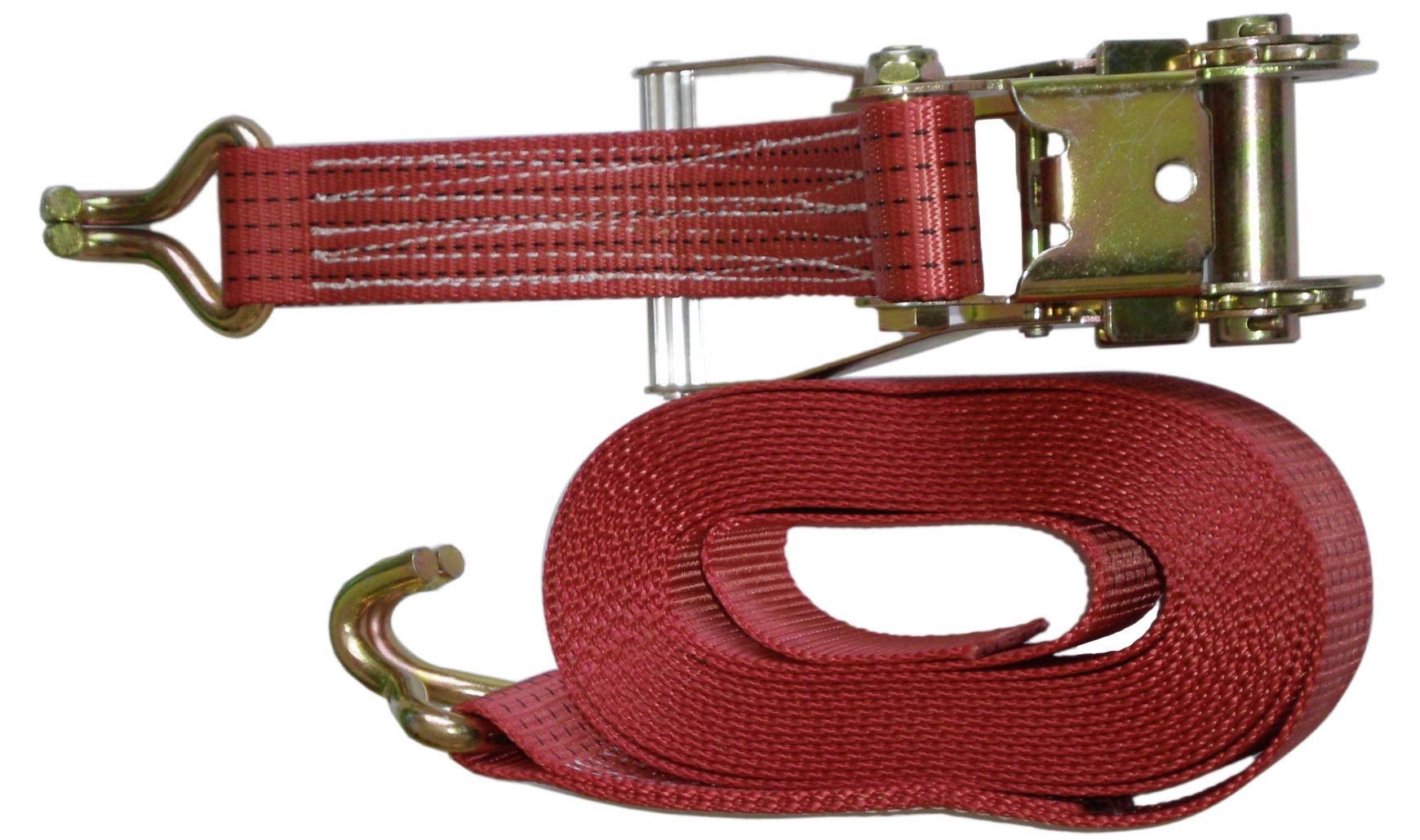 HP Autozubehör 12307 Double strap Low lashing capacity (single/direct)=2500 daN (L x W x H) 8 m x 7 cm x 4.7 cm Ratchet