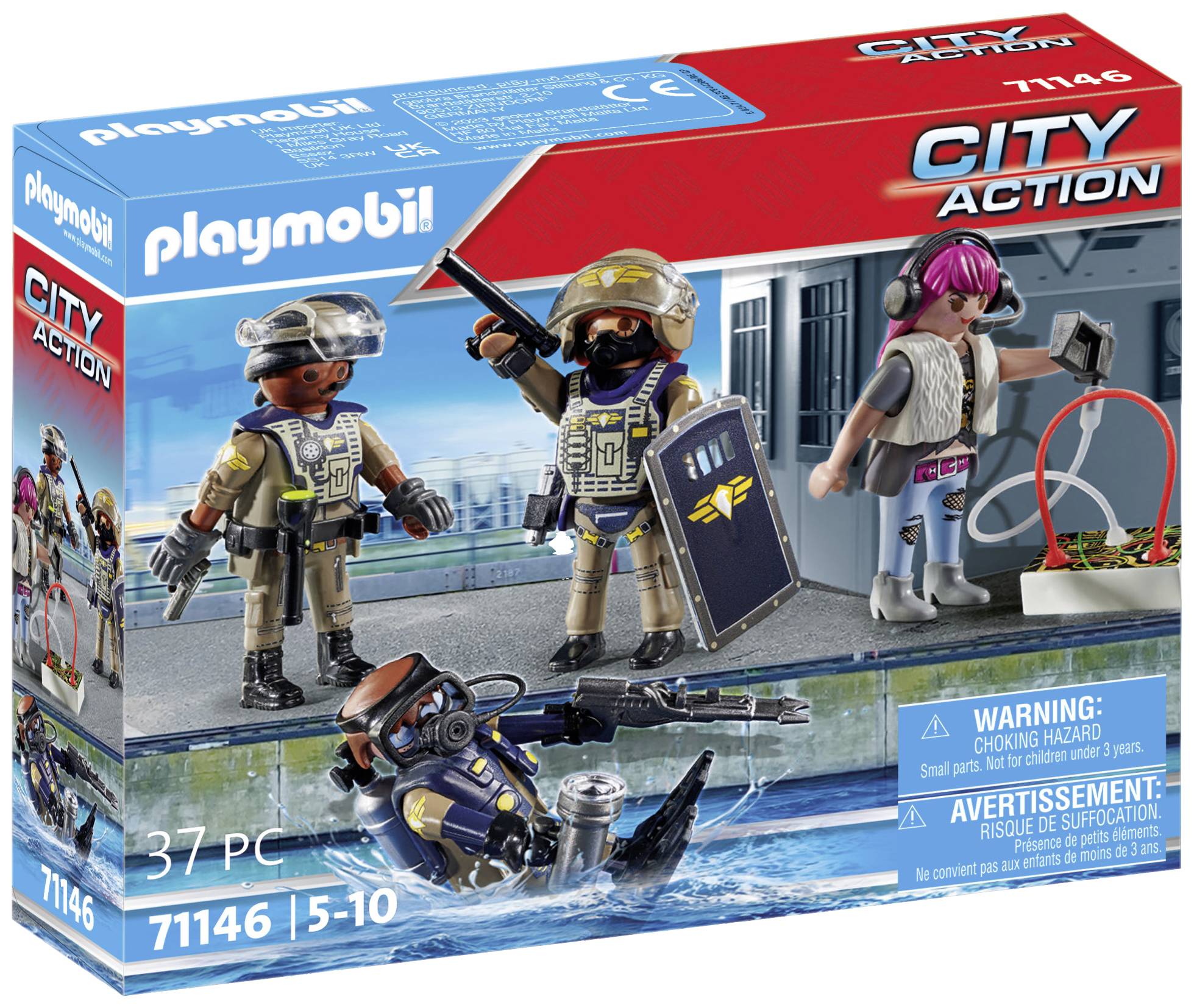 Playmobil® City Action SWAT figure set 71146