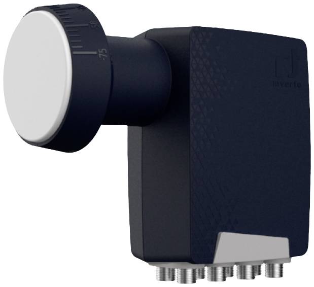 Inverto IDLP-OCT410-PREMU-OPN Octo-LNB Octo LNB No. of participants: 8 LNB feed size: 40 mm Black