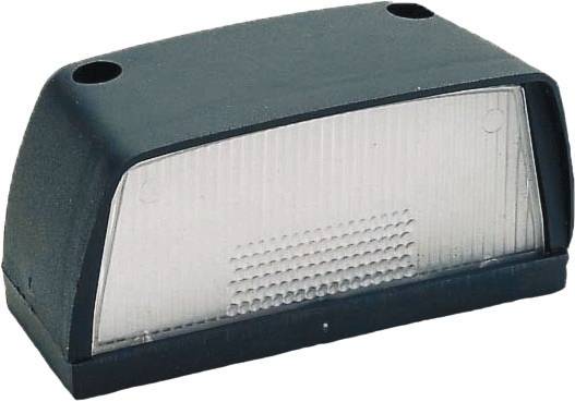 HP Autozubehör Number plate light Open cable ends Number plate light rear 12 V Black