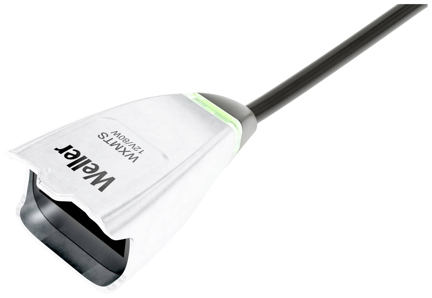 A white Wetel WXMT SMT Soldering Tip Changer Set with a green illuminated strip, suitable for soldering stations.