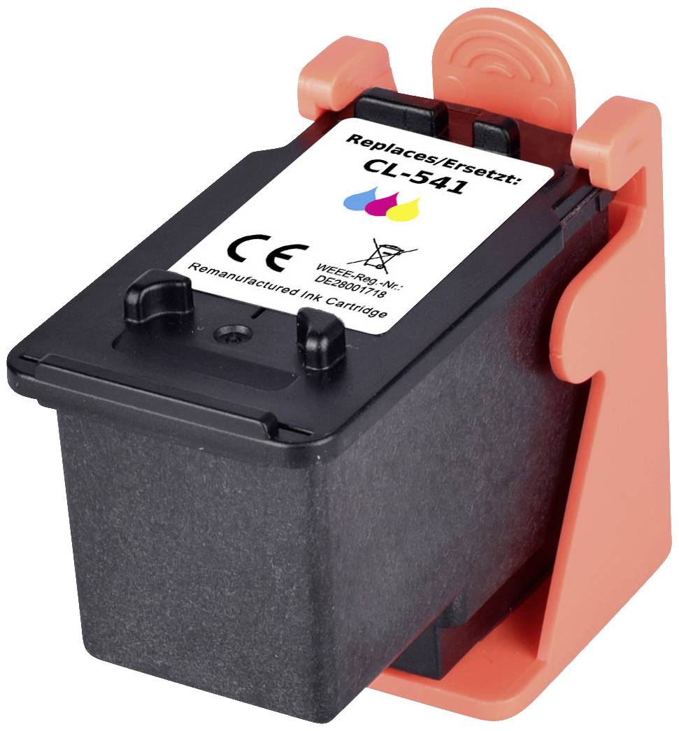 Printer cartridge marked 'Replaces/Replaces: CL-541', compatible with colour inkjet printers, newly manufactured.