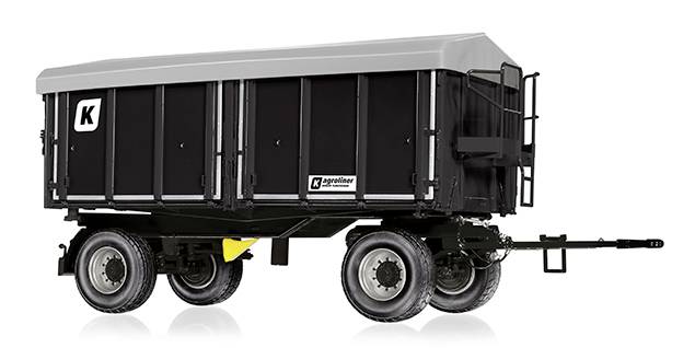 Wiking 077867 Gauge 1 Trailer Kröger HKD 302, black