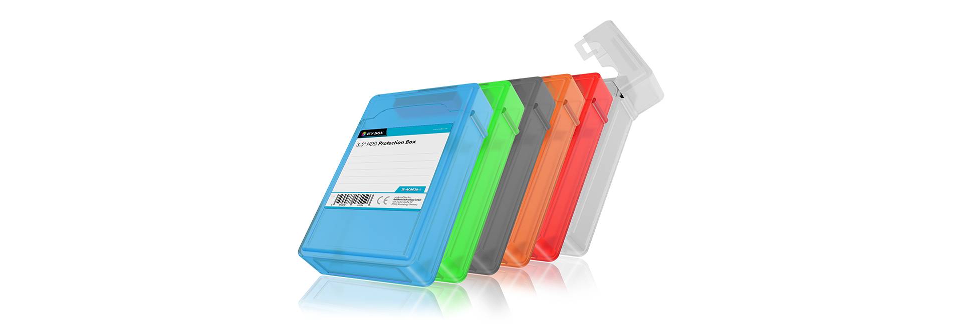 ICY BOX IB-AC602b-6 3.5" hard disk storage box
