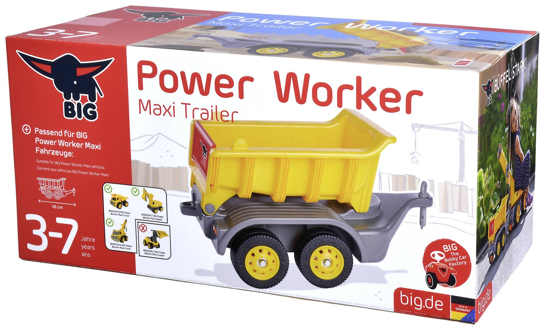 Big Power worker Maxi trailer
