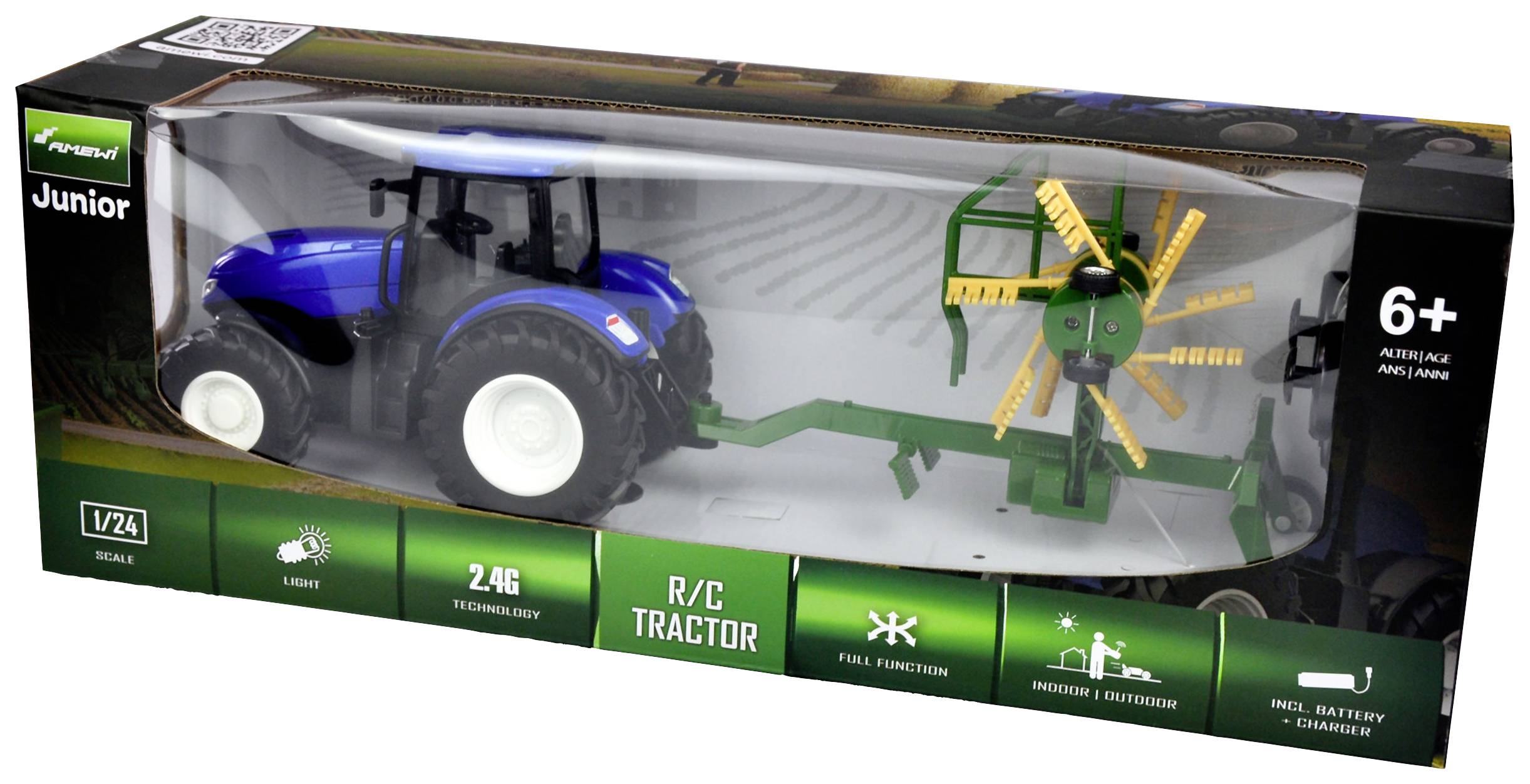 Amewi 1:24 RC tractor Agricultural vehicle