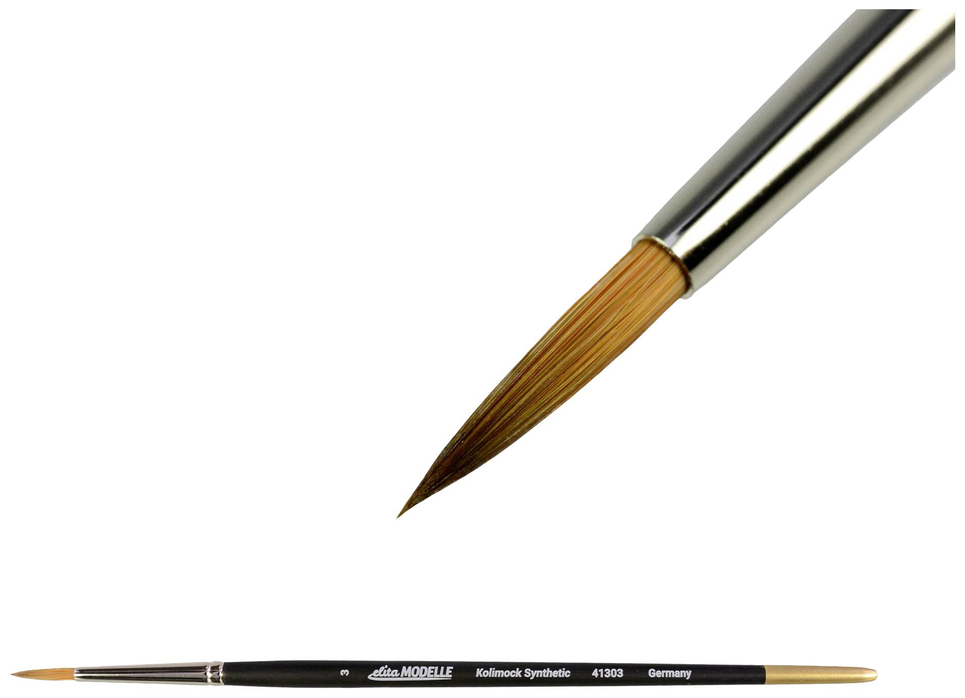 Elita Paint brush set Synthetic hair 3-piece