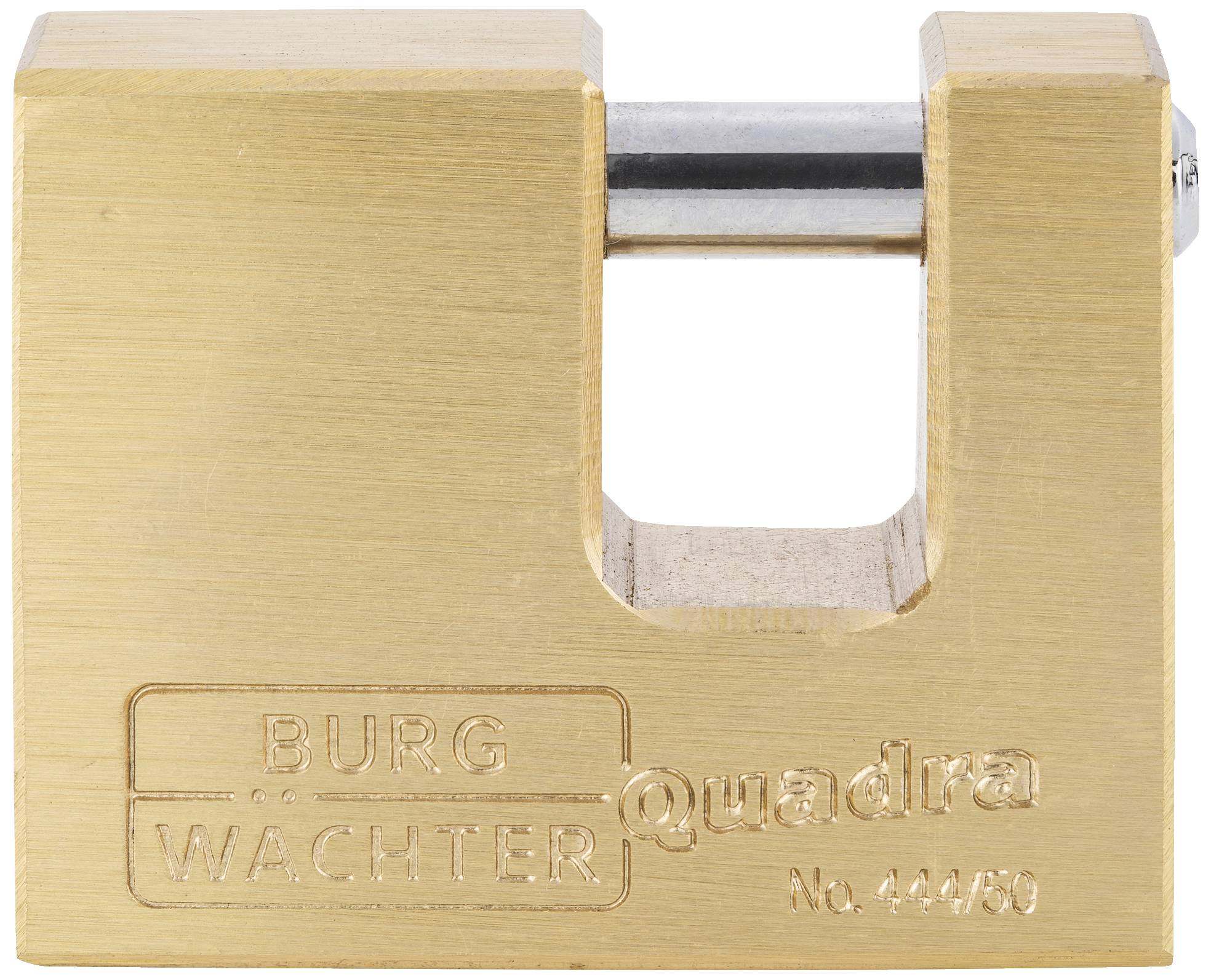 Burg Wächter 28591 Padlock 50.00 mm keyed to differ Brass Key