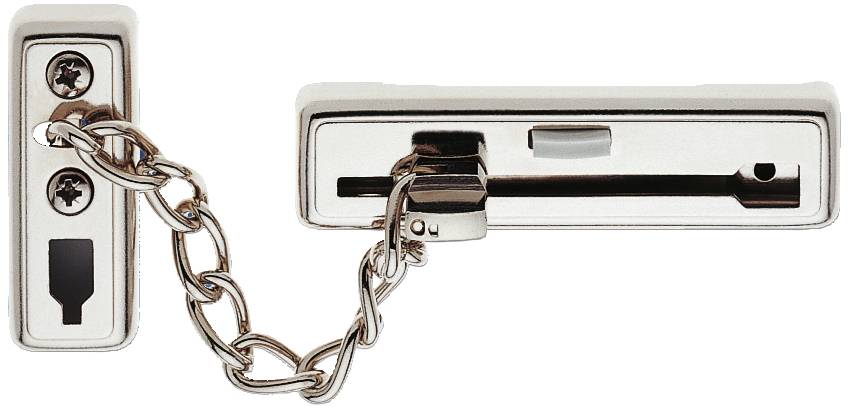 Burg Wächter 5481 Door chain Nickel-coated