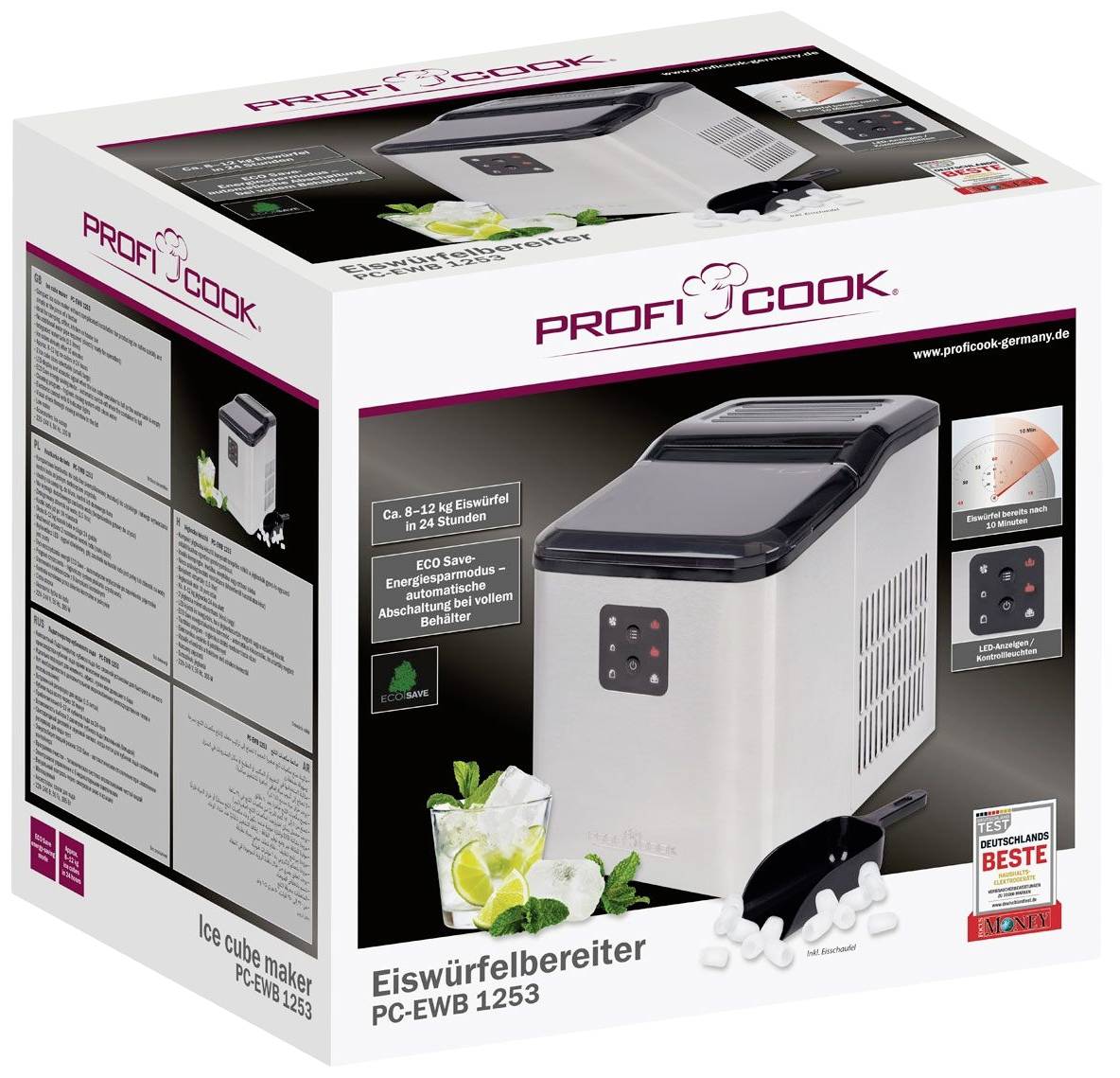 Profi Cook PC-EWB 1253 Ice cube maker 1.5 l
