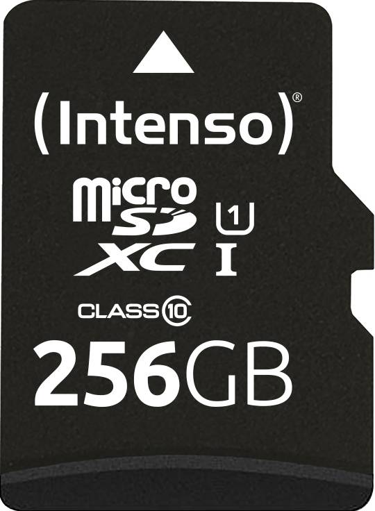 Intenso 256GB microSDXC Performance microSD card 256 GB Class 10 UHS-I Waterproof
