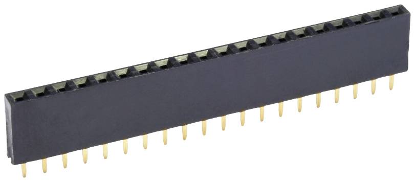 Connfly SIL socket (standard) No. of rows: 1 Pins per row: 4 DS1023-1*4SF11 Tube