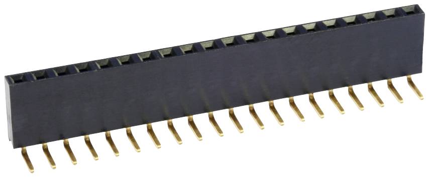 Connfly SIL socket (standard) No. of rows: 1 Pins per row: 4 DS1024-1*4RF1 Tube