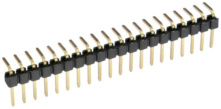 Connfly Pin strip (standard) No. of rows: 1 Pins per row: 10 DS1022-1*10RDF11-B Bulk