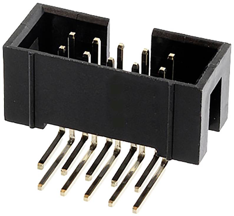 Connfly Pin strip (standard) No. of rows: 2 Pins per row: 5 DS1013-10RSIB-B-0 Tray